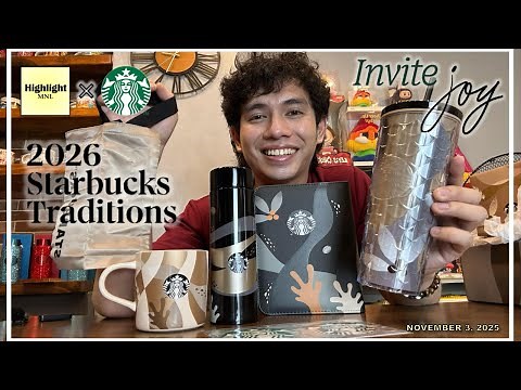 2026 Starbucks Tradition Collection (2026 Starbucks Planner Unboxing)