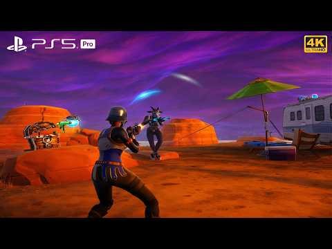Fortnite PS5 Pro Gameplay 4K 120FPS – Full Solo Match Zero Build