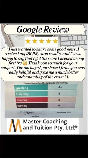 IELTS and ISLPR Test Study Packages. Self-paced study available now.