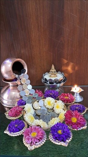 🌸 Beautiful Diwali Laxmi Pujan Setup Idea | Easy DIY Decoration #diy #diydecor