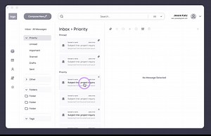 Capstone Project: Email Client Wireframe Prototypes