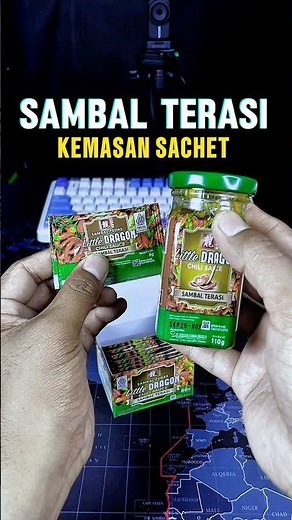 Little Dragon Terasi Sambal in sachet packaging