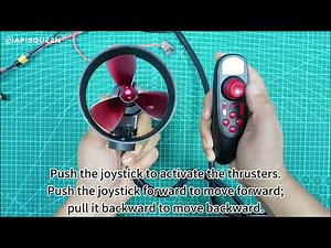 APISQUEEN U5 Thruster + 100A Non-Waterproof ESC Usage Instructions