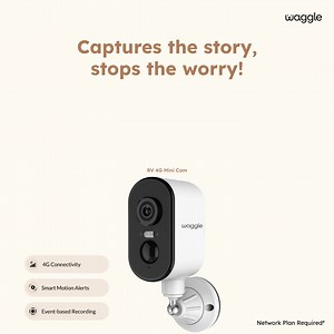 For RVers who wander far — and want eyes that never blink. Stay connected beyond Wi-Fi zones with Waggle’s 4G Mini Cam. | Waggle