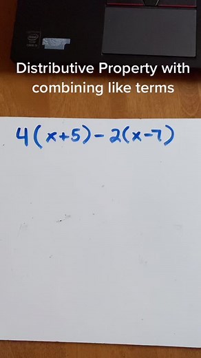Understanding the Distributive Property in Algebra 1