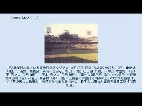 1977年の日本シリーズ