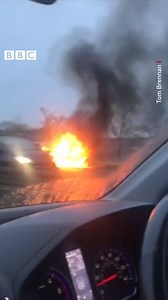 6.9K views · 17 reactions | This car fire has been causing delays for drivers near Swindon | BBC Bristol | Facebook