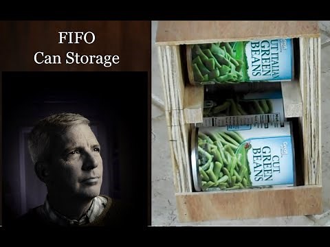 A Simple Solution for FIFO Can Storage in Your Pantry