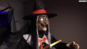 25% Off, Free Shipping! Halloween Animated Lifesize Whimsical Witch Spell Casting Prop Haunted House Unopened Box New, Top Seller! - Etsy