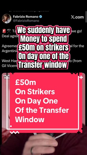 West Ham United January Transfer News: £50 Million Striker Signings