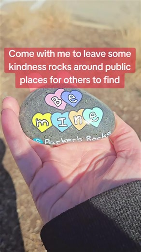 Places we've left Kindness Rocks. 1. Out of the way so nobody trips over them, but still easily visible. 2. Outside restaurants, grocery stores, gas stations, at the gas pump, park benches/tables, outside the library...there are SOOOOO many great places to leave them. 3. NEVER inside a store or restaurant #ToughLikeParker #kindnessrocks #rockpainting #paintedrocks