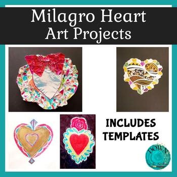 Milagro Heart Art Projects Valentine's Day Elementary Art Lesson