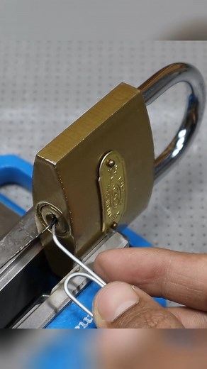 Why is it not Patented? How to Open a Lock with a Paper Clip | Homemade Creative