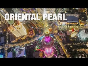 Night aerial Orient Pearl | Spectacular Shanghai Views | 4K