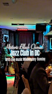This historic black owned gem has been a staple for jazz musicians in DC since the 1920’s. Before there was Harlem, there was U street and some of the most notable musicians of the time such as Billie Holiday and Louis Armstrong started their jazz career in DC. Jojo’s offers intimate live music performances, Sunday - Thursday from 6:30 PM to 10:00 PM. Friday and Saturday from 7:30 PM to 11:30 PM. No cover Wednesday and Thursday. $10 per person entertainment charge on Friday, Saturday and Sundays