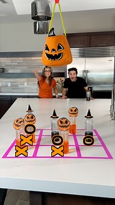 942K views · 2.9K reactions | 2 fun countertop party game ideas We play two games-- one with water bottles and a Halloween theme, and the second using a hairdryer and pickleball paddles for fun surprises. #spookyszn #halloween2025 #spookyseason #fblifestyle #diygames | The Tus House | Facebook