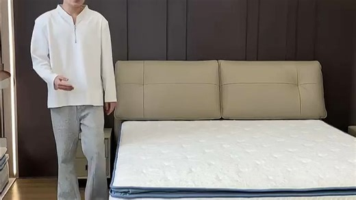舒适睡眠新体验，优质弹簧支撑更安心，软硬适中贴合身形