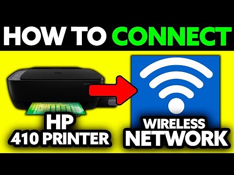 How To Connect HP 410 Printer to Wireless Network (2025) - Step by Step