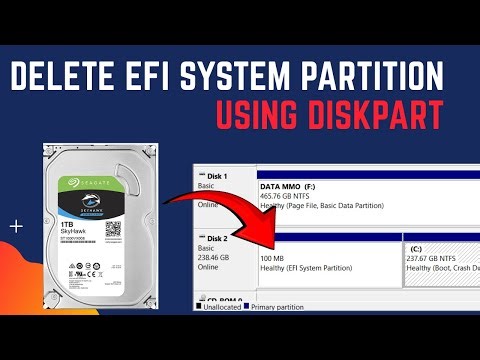 how to delete efi system partition using diskpart | របៀបលុប Drive EFI ជាមួយ diskpart