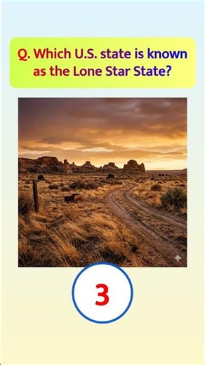 Which State is the Lone Star? USA GK Quiz 🇺🇸 #easyquiz #quiz #english