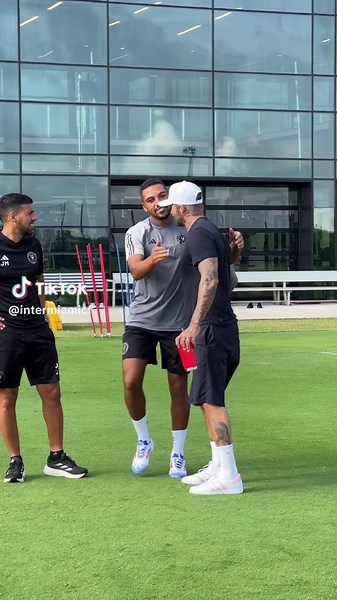 David Beckham at Inter Miami CF Stadium with Jordi Alba - MLS SportsTok Passion