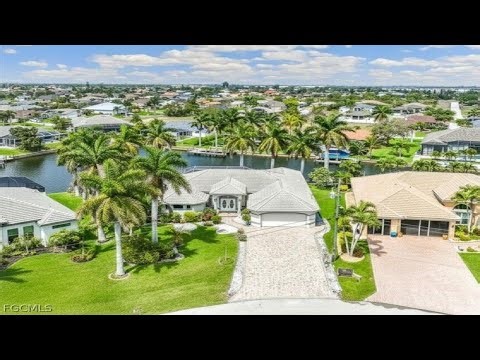 Cape Coral Waterfront Pool Homes for Sale | Gulf Access Property | 4 Bedrooms 3 Baths