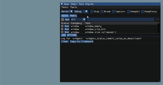 I can never understate how automated tests - not unit tests - using my custom framework have improved my productivity. Tests are focused on tricky code, unobvious behaviors or when combinatorial explosion would make manual testing redhibitory.(capture is in slowed down mode)