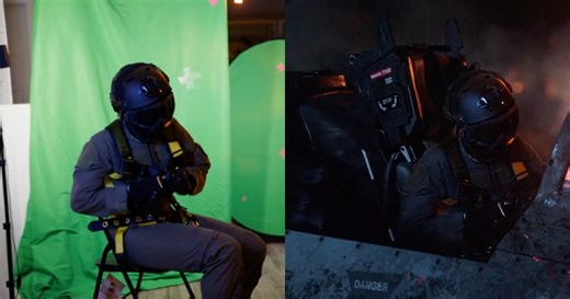 Artist Uses Beeble Nuke Plugin to a Relight Green-Shot Scene