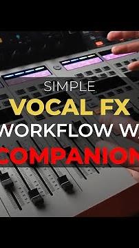 Simple Vocal Effects Workflow with Companion and Stream Deck - Behringer Wing
