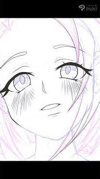 Time lapse face #art #mangaartist