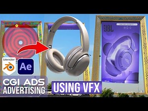 How To Create Banner Unroll CGI Ads and 3d Product Animation Using VFX in Blender