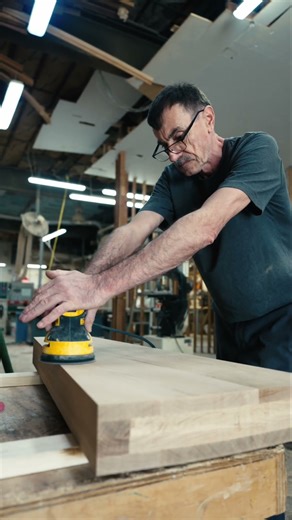 Watch How We Hand-Finish Each Stair Tread (Satisfying!)