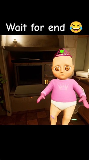 wait for end 🤣 The baby in yellow gameplay #shorts #viral #games #thebabyinyellowvideos