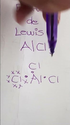 Lewis structure of aluminum chloride