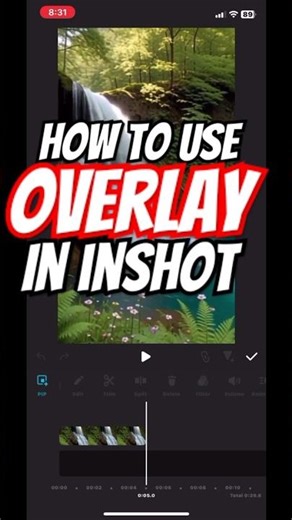 How to Use Overlay in InShot Like a Pro | Easy Video Editing Tutorial for Beginners (2025)