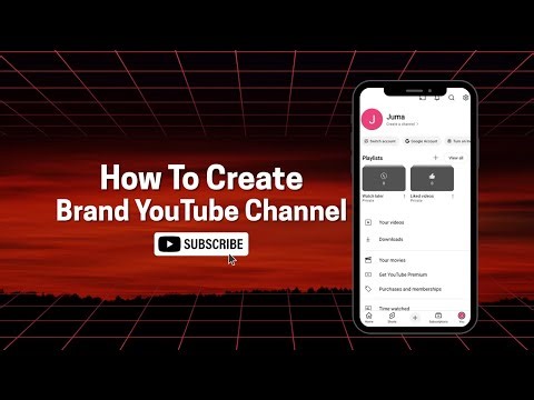 How To Create youtube brand account | Youtube brand account create | Youtube brand channel