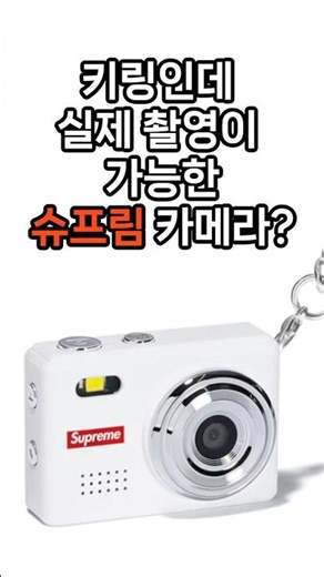 A Supreme camera that can actually take pictures, even though it's a keychain?!!