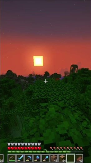 Watching the sunset | Minecraft