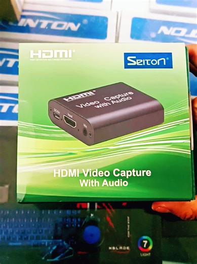 Capturadora de Video HDMI 4K 📹 Con entrada HDMI, audio y micrófono 🎙️ Ideal para streaming, grabaciones y clases online ⚡ #CapturadoraVideo #Streaming #Electronica #ElectronicMihaba #Tecnologia