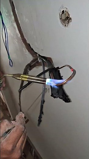 AC Copper Pipe Welding/Brazing Step by Step | AC Repairing Course#Welding #Brazing #CopperPipe