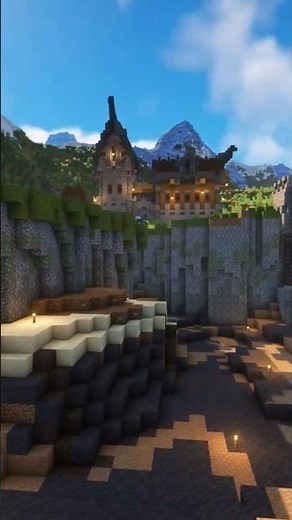 Custom Cliffs | Terraforming a custom RIVER in Minecraft Survival: Part 5 | Timelapse Tutorial