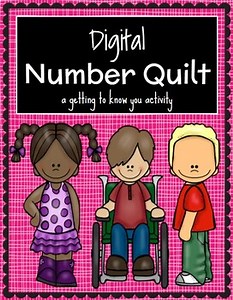 Digital Number Quilt - A Getting to Know You Activity!