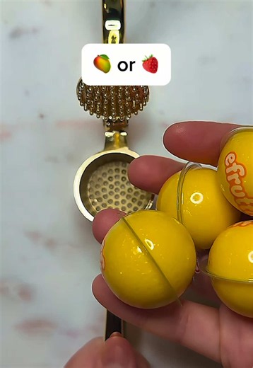 Which gummy are you eating? 🍓🥭 Also, is anyone working on a strawberry mango one? Because I’d eat it. And crush it. 😂