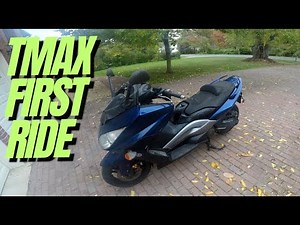 First ride on the Yamaha Tmax 500