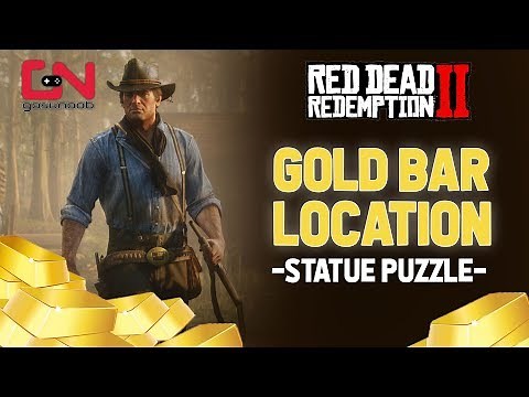 Red Dead Redemption 2 - Gold Bars Location - Statue Puzzle