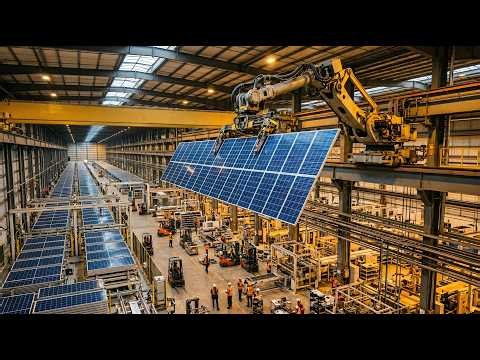 How Solar Panels Are Made in Modern Factories | Complete Solar Panel Manufacturing Process