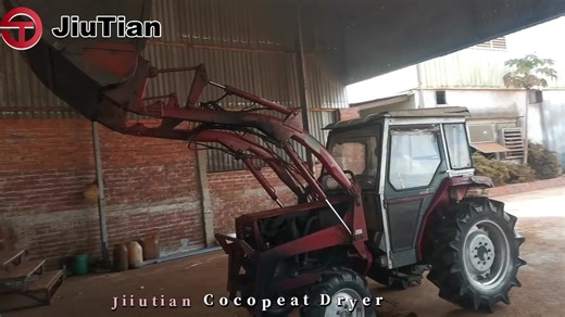 Customized Cocopeat Drying Machine Coco Pith Rotary Dryer Price