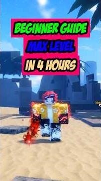 HOW TO GET MAX LEVEL IN 4 HOURS IN SAILOR PIECE #sailorpiece