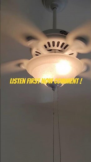 Hazard, ceiling fan is falling off ceiling. repair it? unsafe, yes. #diy #shorts