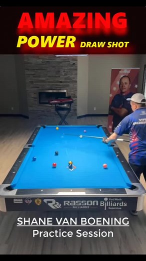 Shane Van Boening's Impressive Power Draw Shot
